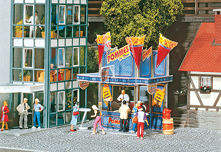 140444 HO French Fries Fairground Booth Kit