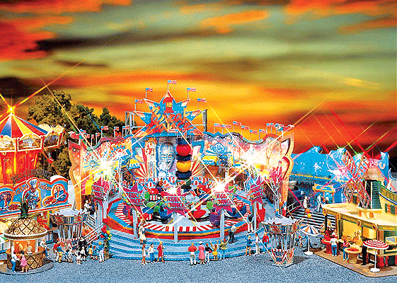 Faller 140461 HO Breakdancer #1 w/2 Ticket Booths - Chuck's Trains