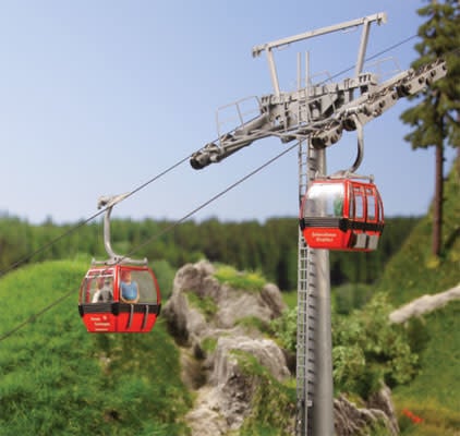 6344 HO Hahnenkamm Gondola, 2 pack