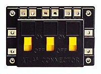 205 Connector 3 SPST On/Off Switches in Parellel