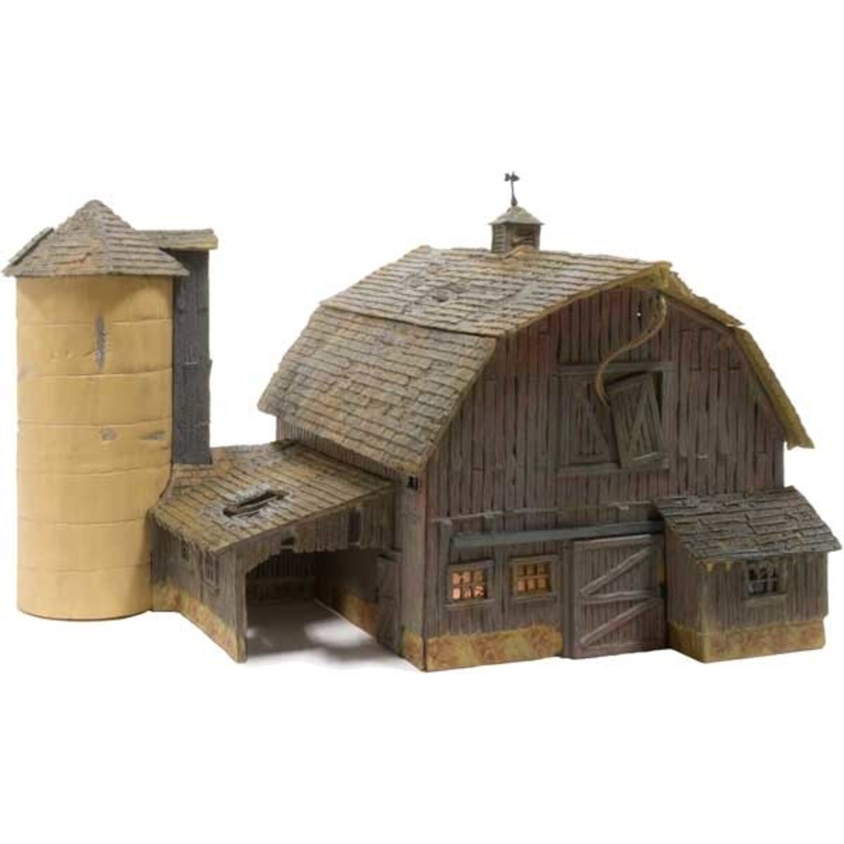 Woodland Scenics 4932 N Old Weathered Barn - Assembled