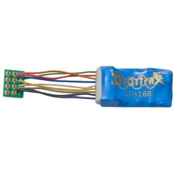 XXX DH166PS 1.5 Amp Premium HO Scale Decoder with Digitrax Easy Conn