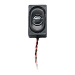 Digitrax SP26158B Rectangular 26.5mm x 15.5mm x 9mm 8 Ohm Compact Box Speaker with enclosure & wires