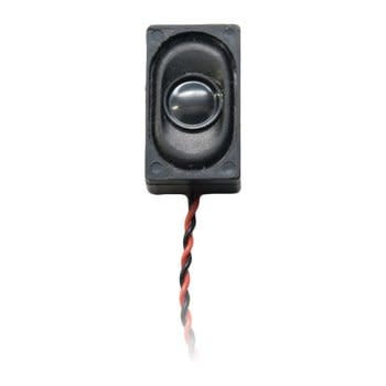 SP26158B Rectangular 26.5mm x 15.5mm x 9mm 8 Ohm Compact Box Speaker with enclosure & wires