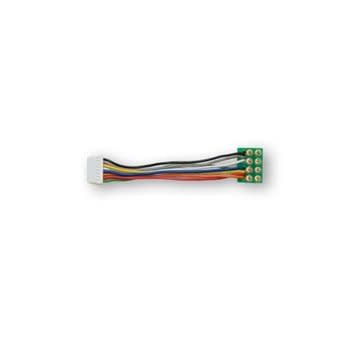 Digitrax DHWH 9-Pin to Wires Wire Harnesses 5 Pack for HO Scale
