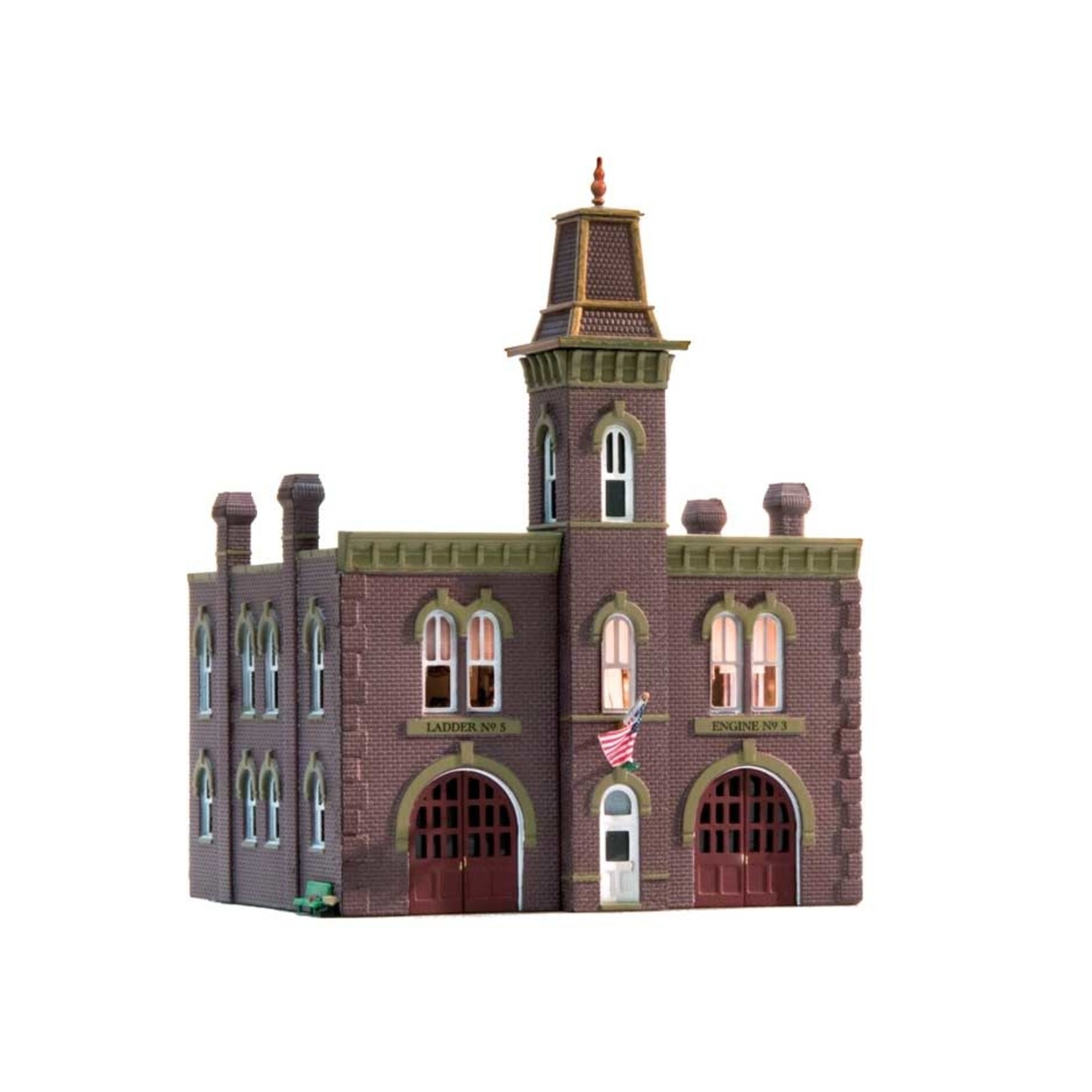 Woodland Scenics 4934 N Firehouse  - Assembled