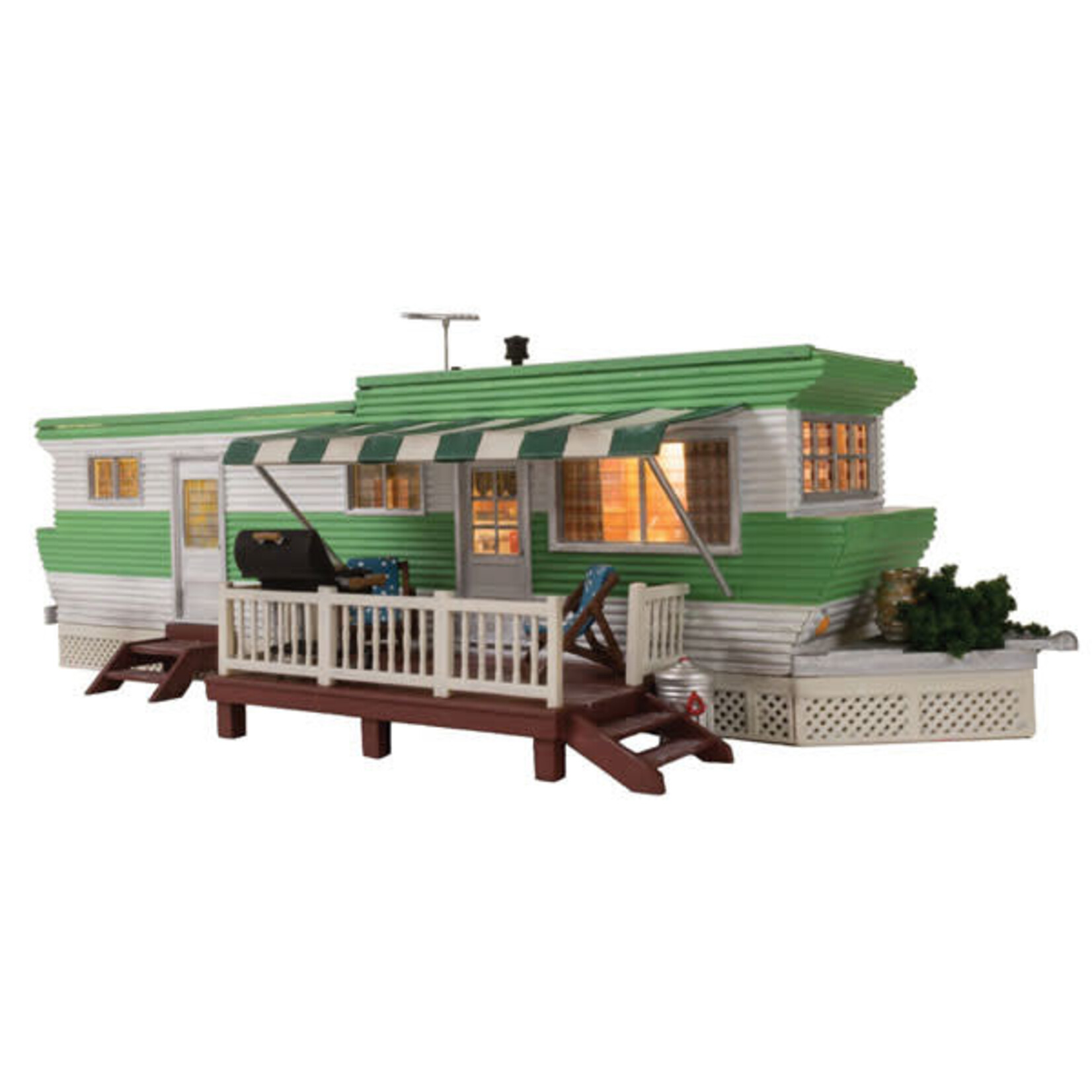 Woodland Scenics 4950 N Grillin' & Chillin' Trailer - Assembled