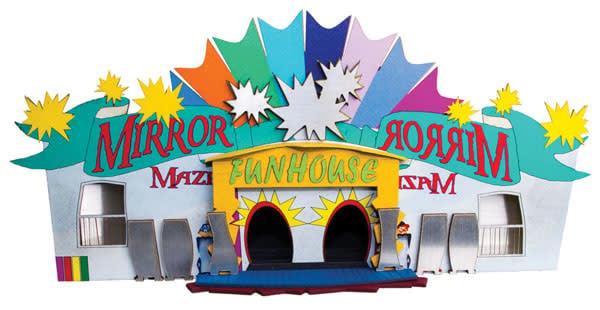 49990502 N Mirror Maze - Fun House Kit
