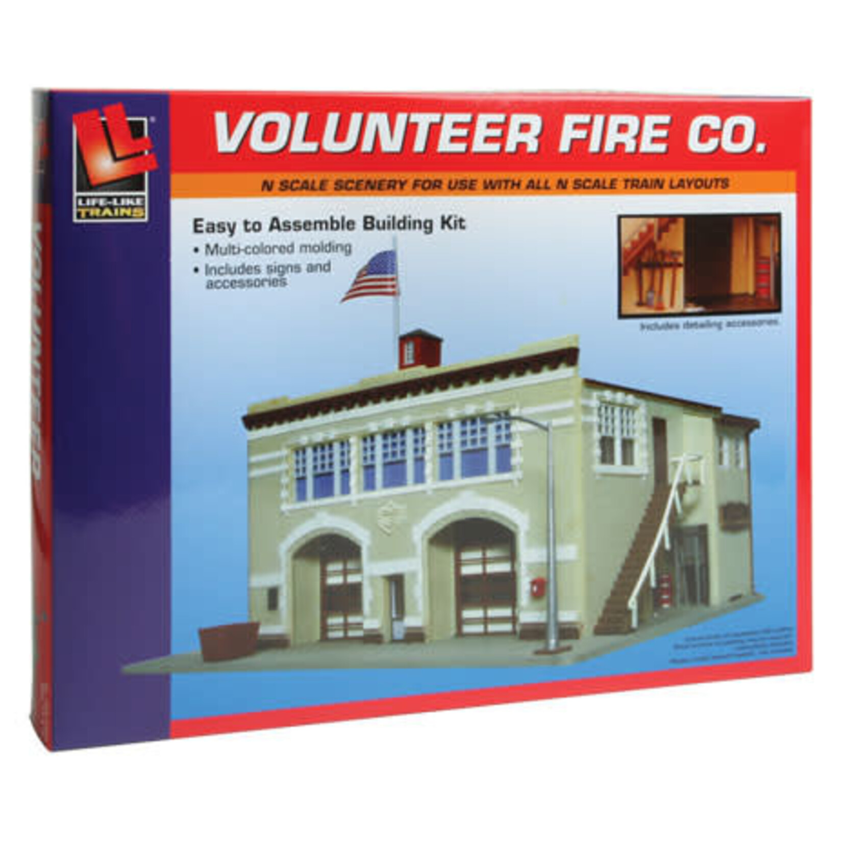 Life-Like 7483 N Volunteer Fire Company - Kit