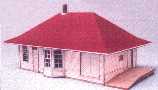 88 N Leeton Depot (Laser-Cut Wood Kit)