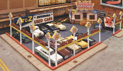 97 N A-to-Z Used Car Lot Kit