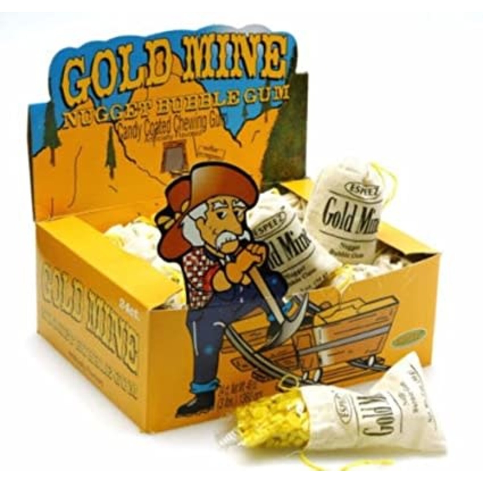 Gold Mine Rock Bubble Gum - 1 Bag