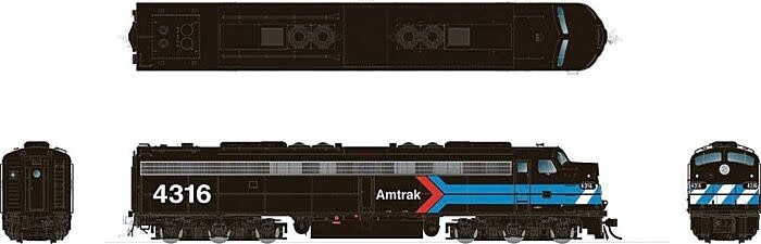 28599 HO EMD E8A DCC AMTRAK 4316 Limited Run