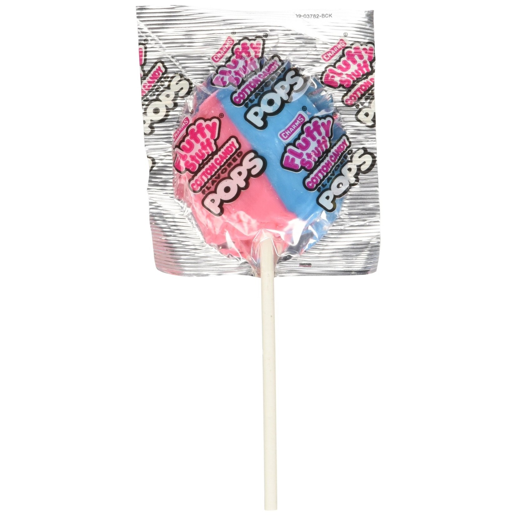 Charms Cotton Candy Flat Lollipop