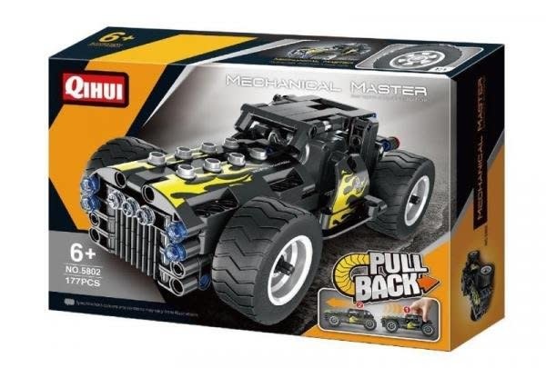 5802 Tech Bricks Hot Rod Pull Back