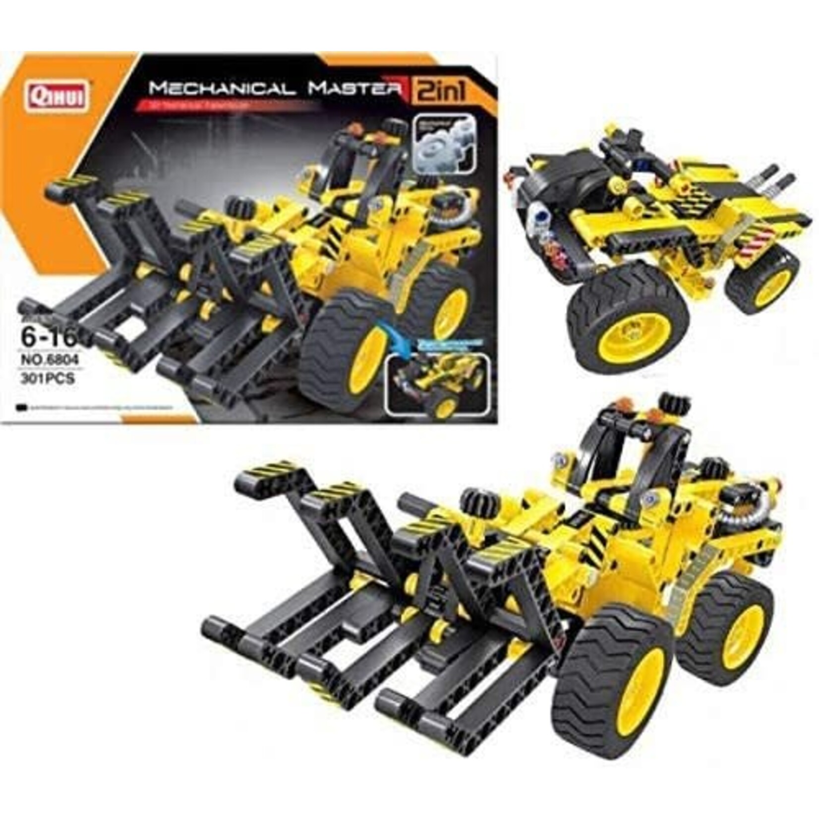 Qihui 6804 Tech Bricks Timber Grab 2in1