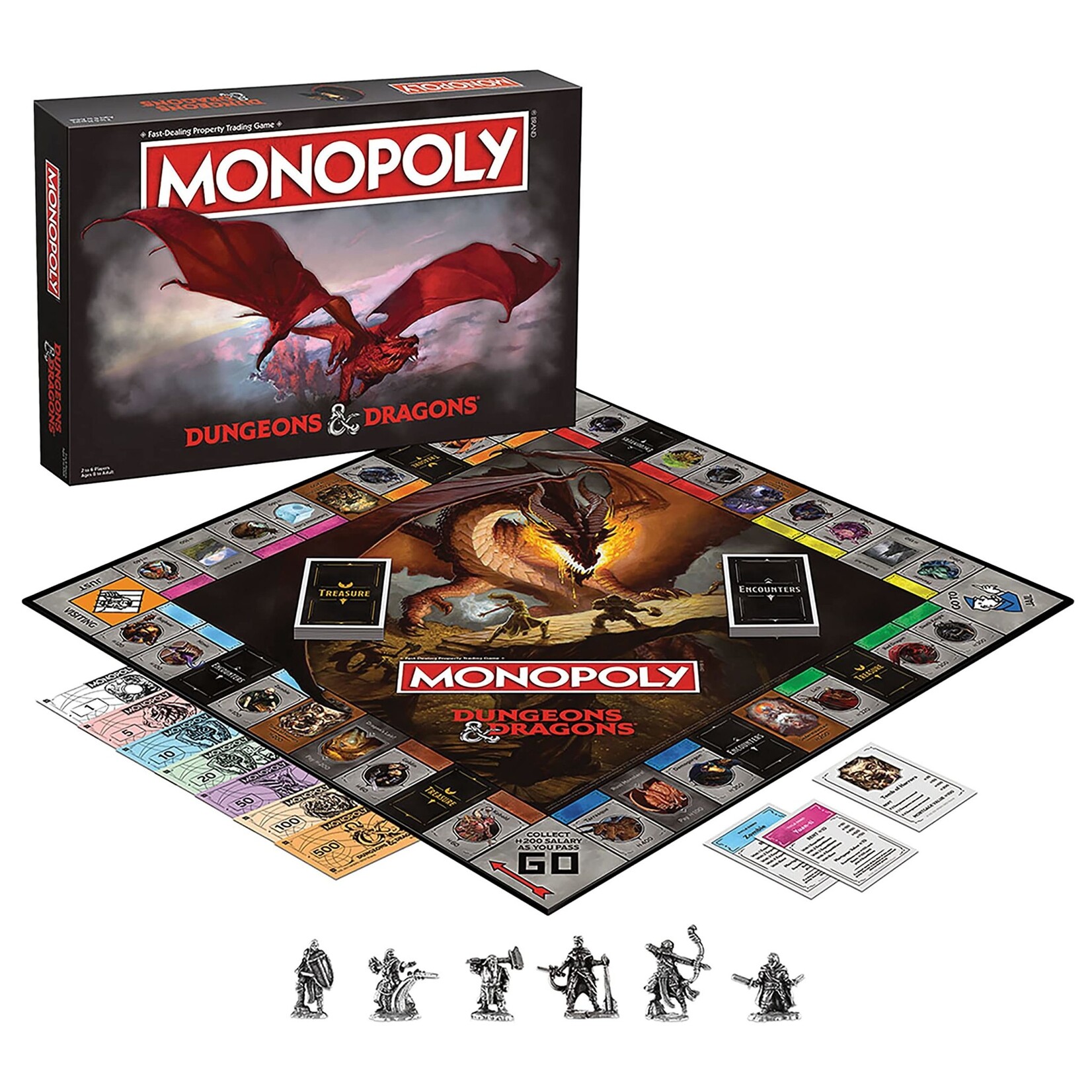 USAopoly 15442 Dungeons & Dragons Monopoly