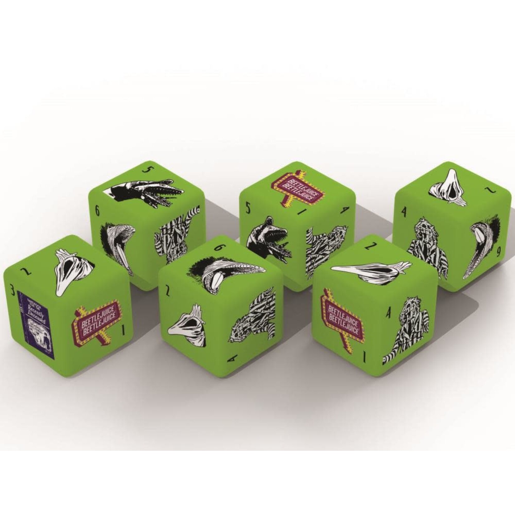 USAopoly 15448 BeetleJuice Dice