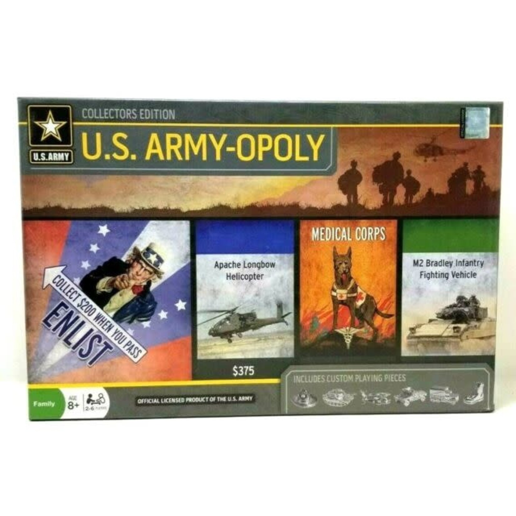 MasterPieces 41598 US Army-opoly - Monopoly