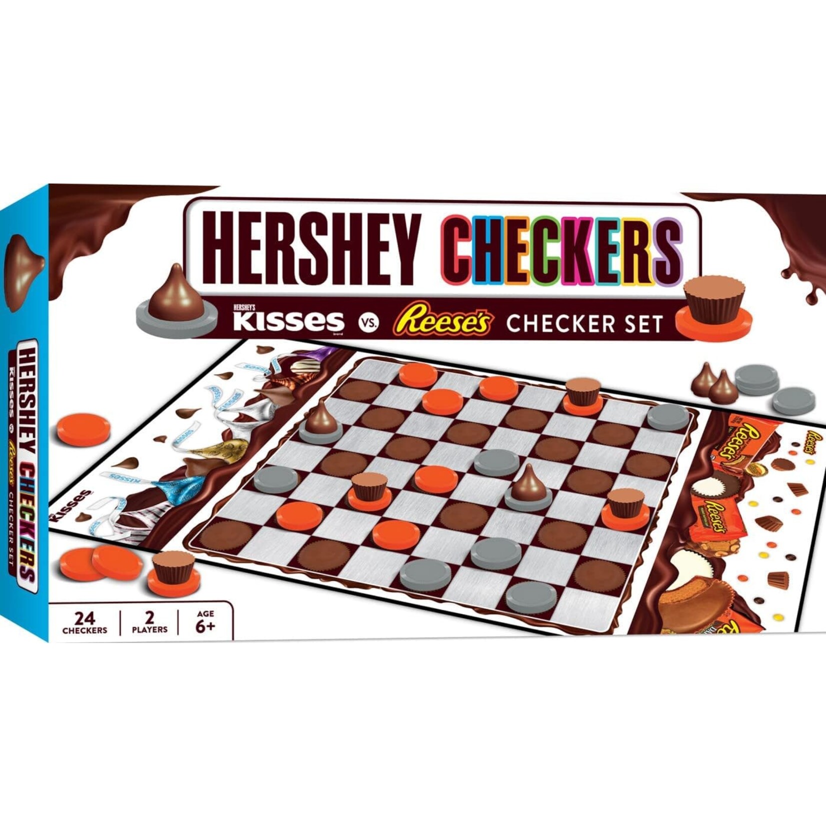 MasterPieces 41984 Hershey Checkers - Kisses vs. Reeses