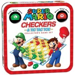 USAopoly Super Mario Checkers & Tic Tac Toe Collectors Game Tin