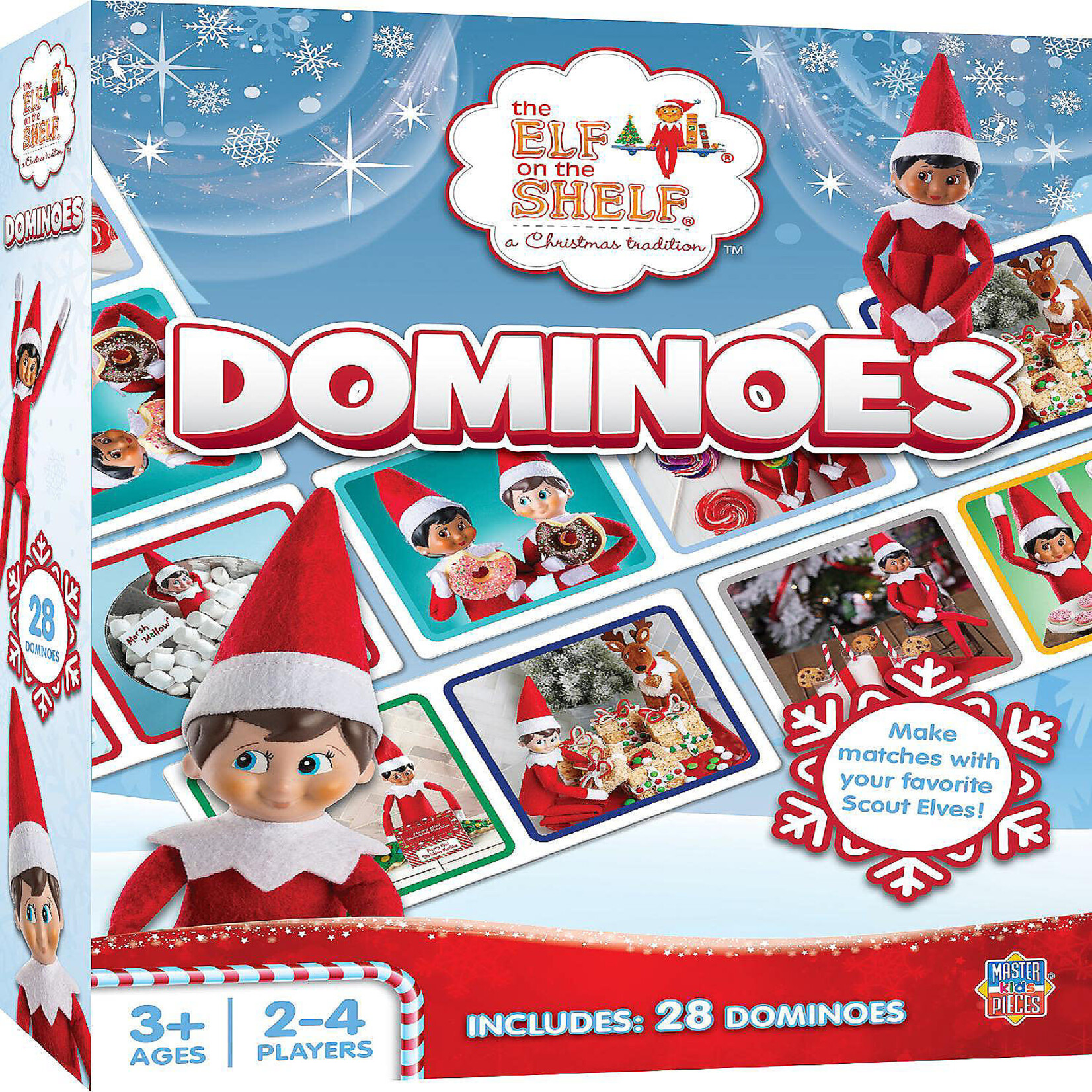 MasterPieces 42225 Elf on the Shelf Dominoes