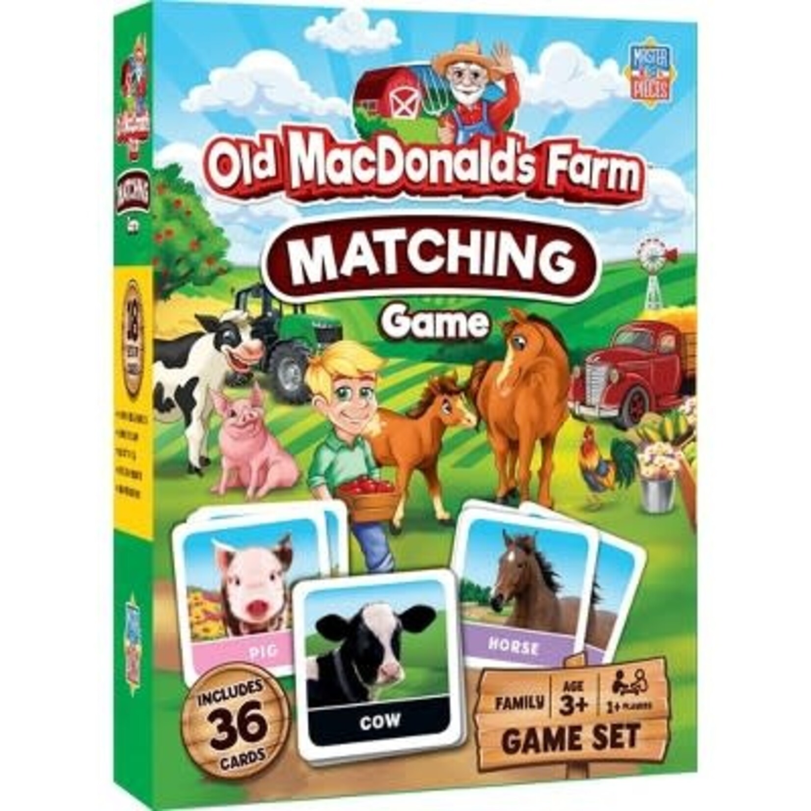 MasterPieces 42126 Old MacDonald's Farm  Matching Game