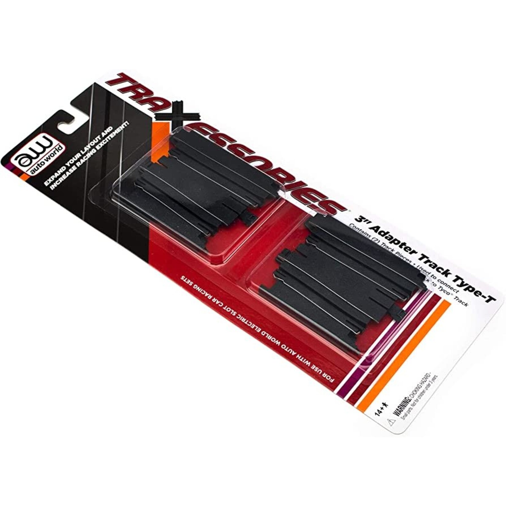 Auto World 00178 AW 3" Adaptor Track (Auto World to Tyco)