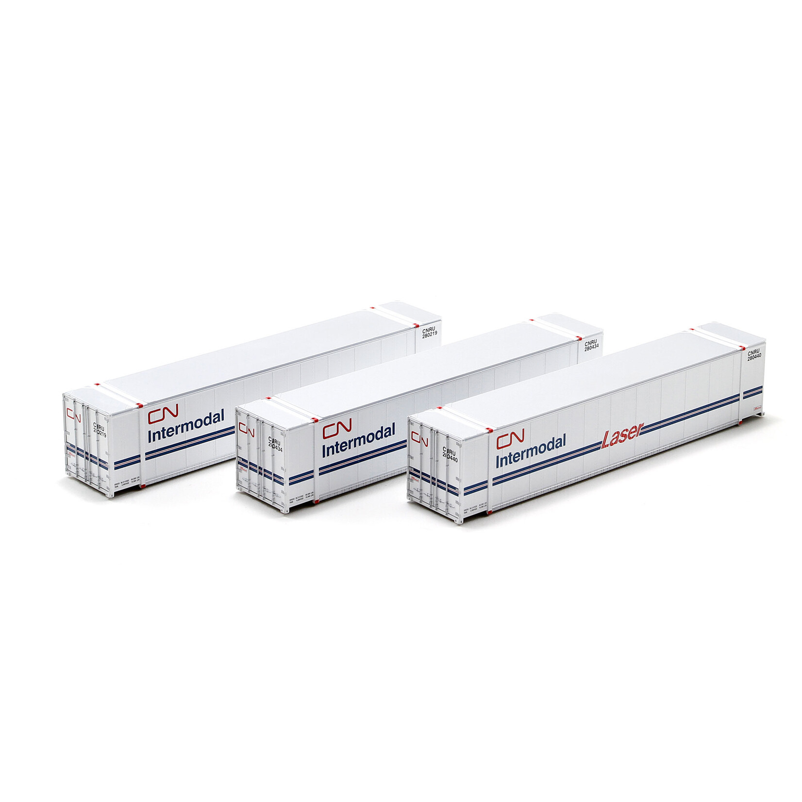 Athearn 27726 HO RTR 48' Container, CN/Intermodal 2 (3)