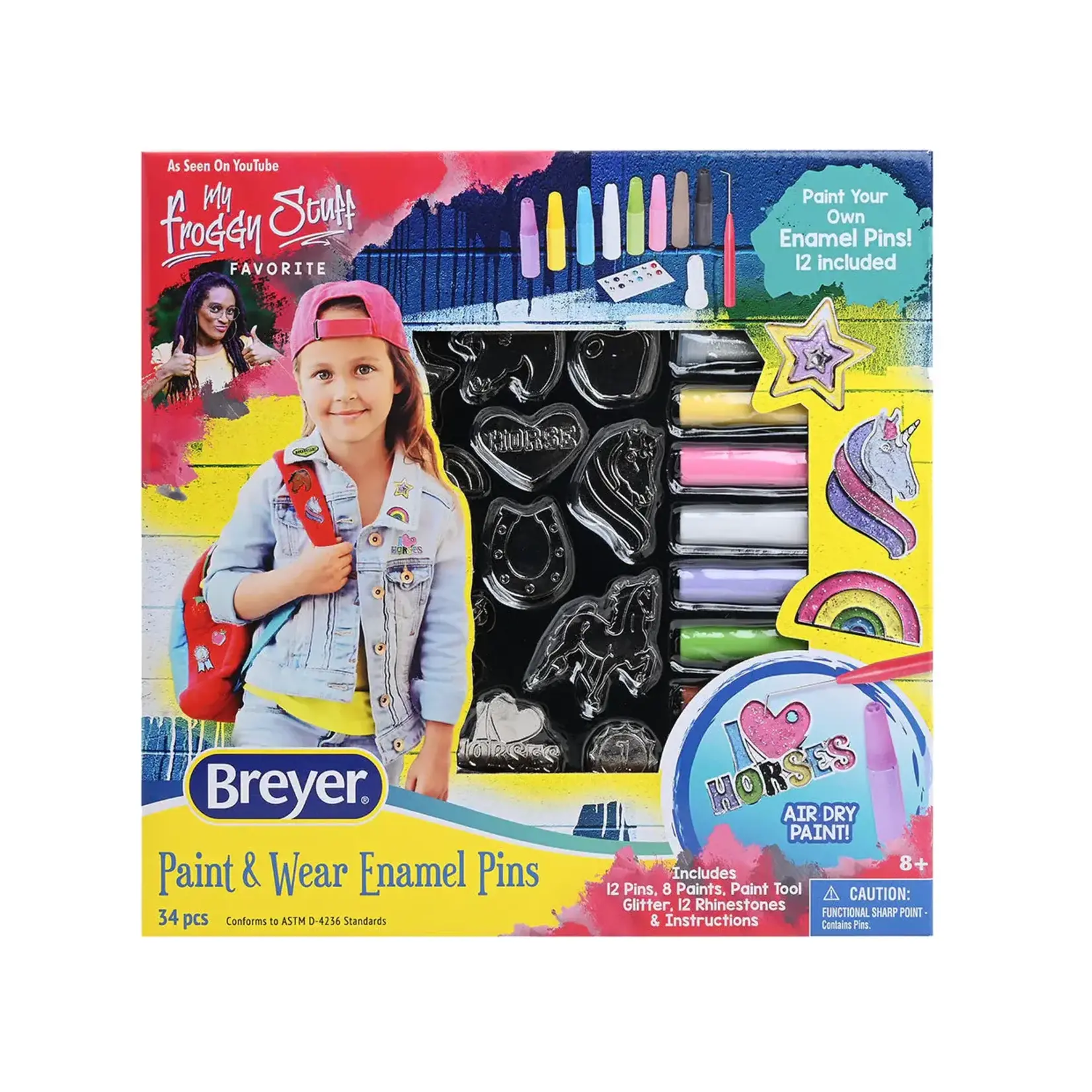 Breyer 4240 Paint & Wear Enamel Pins