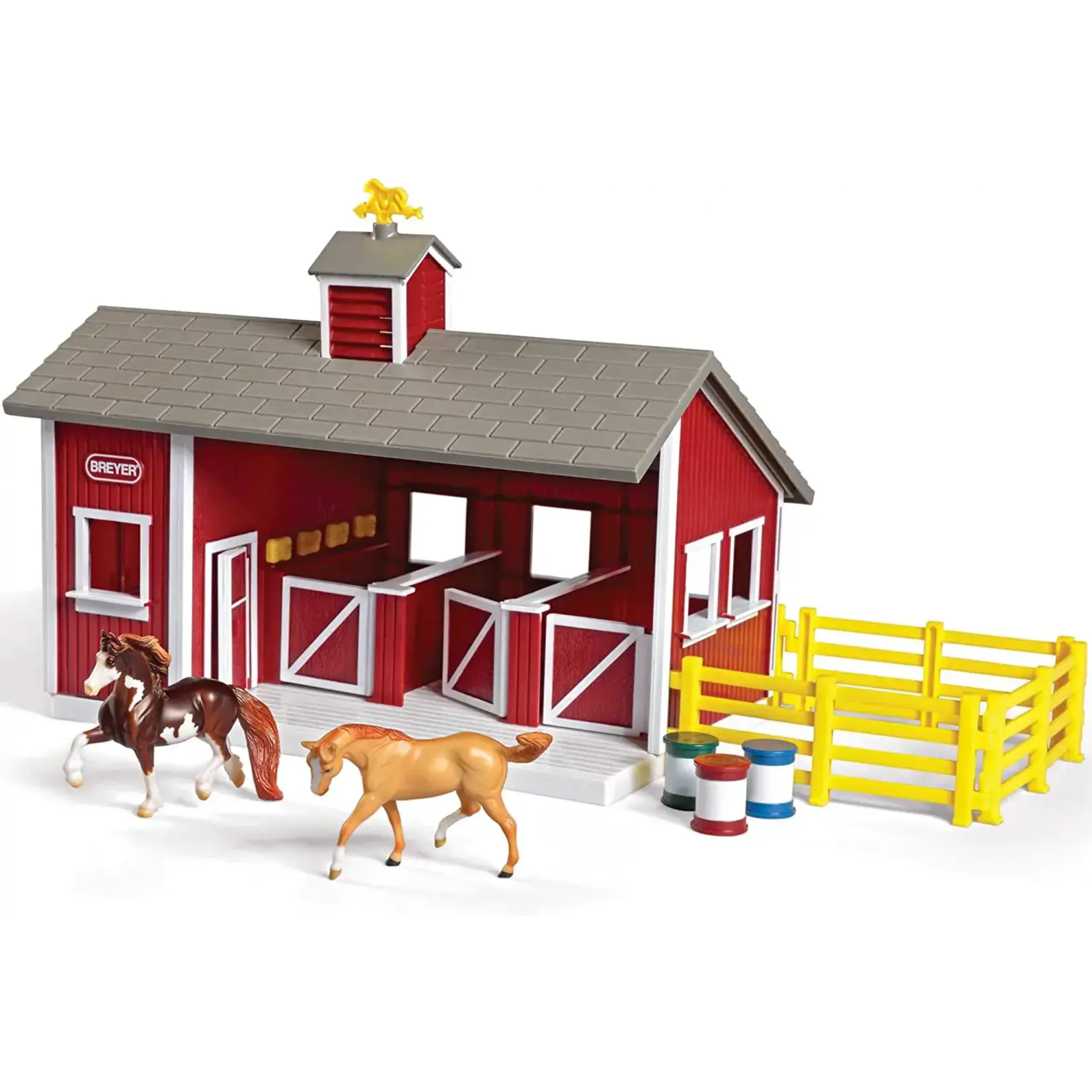 Breyer 59197 Red Stable Playset 1:32