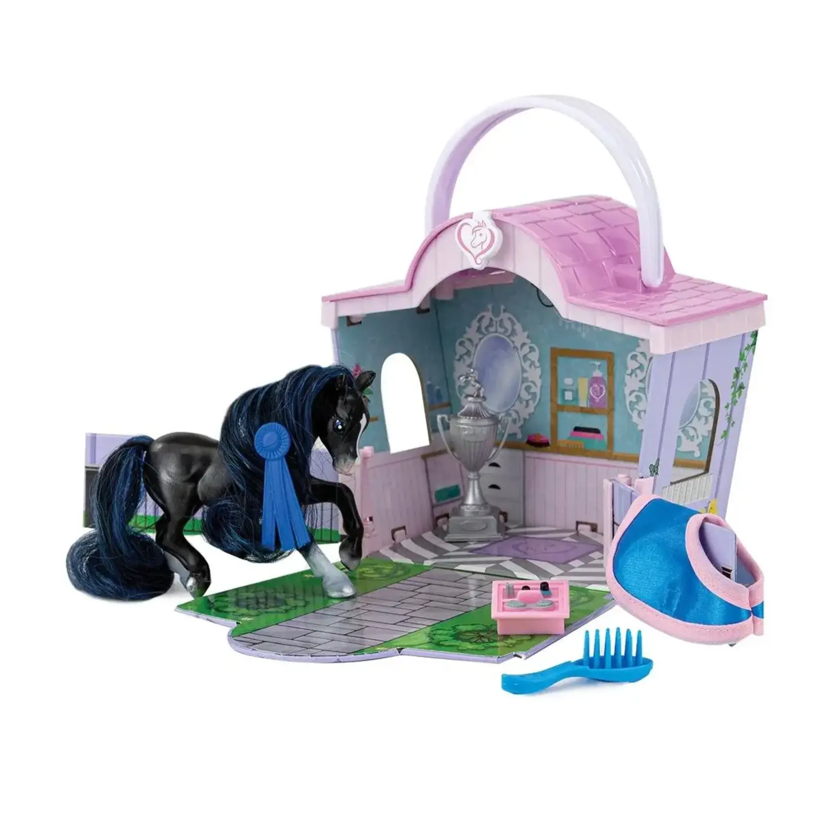 Breyer 7431 Lil Beauties Shimmer Grooming Salon Playset