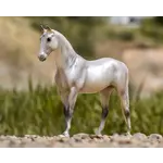 Breyer 960 Pearly Grey Trakehner 1:12