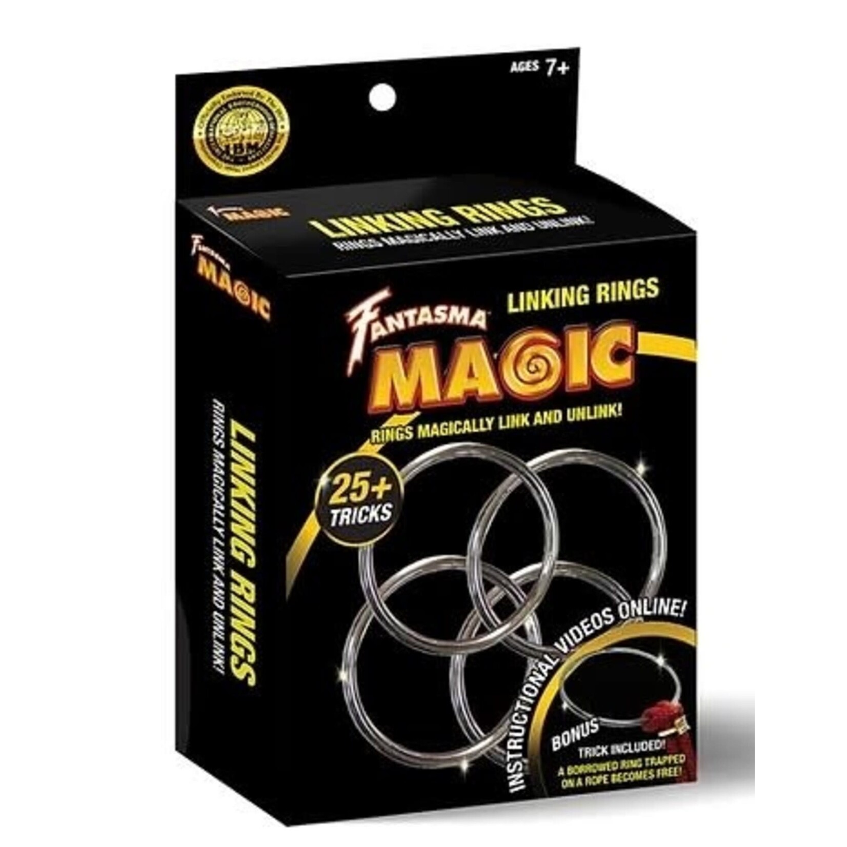 Fantasma Magic Metal Linking Rings - 25+ Tricks