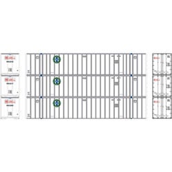 72533 HO RTR 53' Stoughton Container, BNSF/Hub 1 (3)