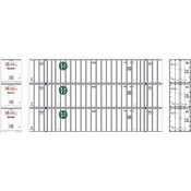 72535 HO RTR 53' Stoughton Container, BNSF/Hub 3 (3)