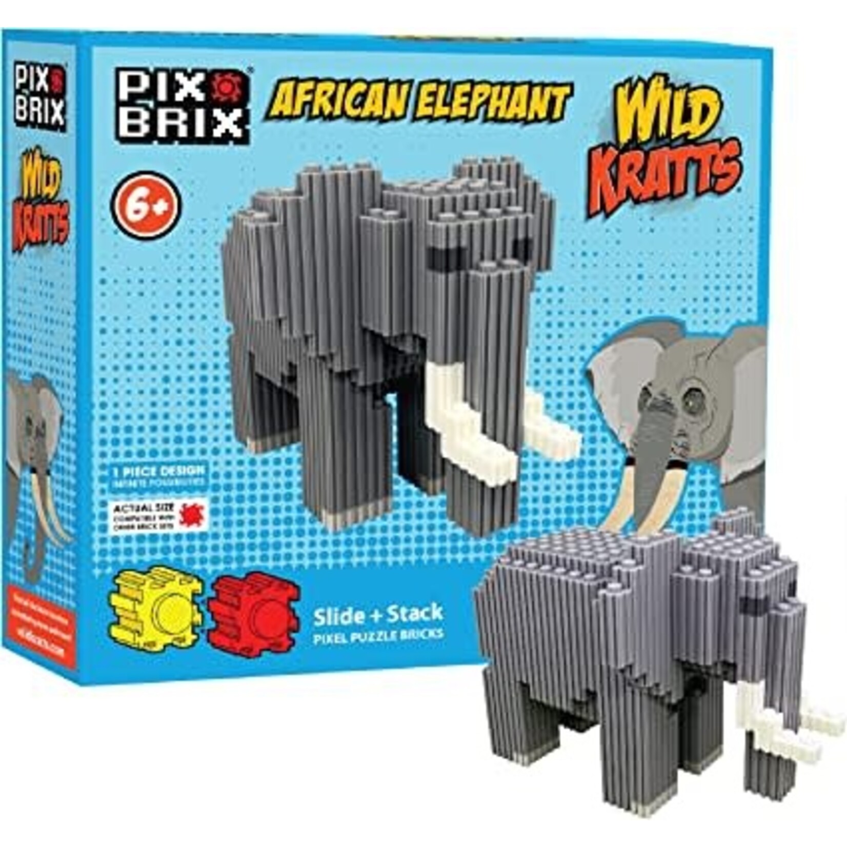 Pix Brix African Elephant Pix Brix