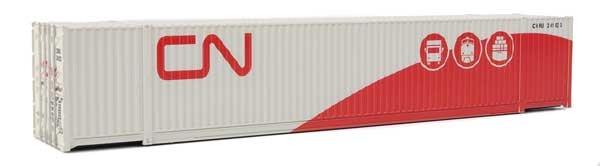 9498537 HO 53' Singamas Corrugated-Side Container Canadian National (grey, red)
