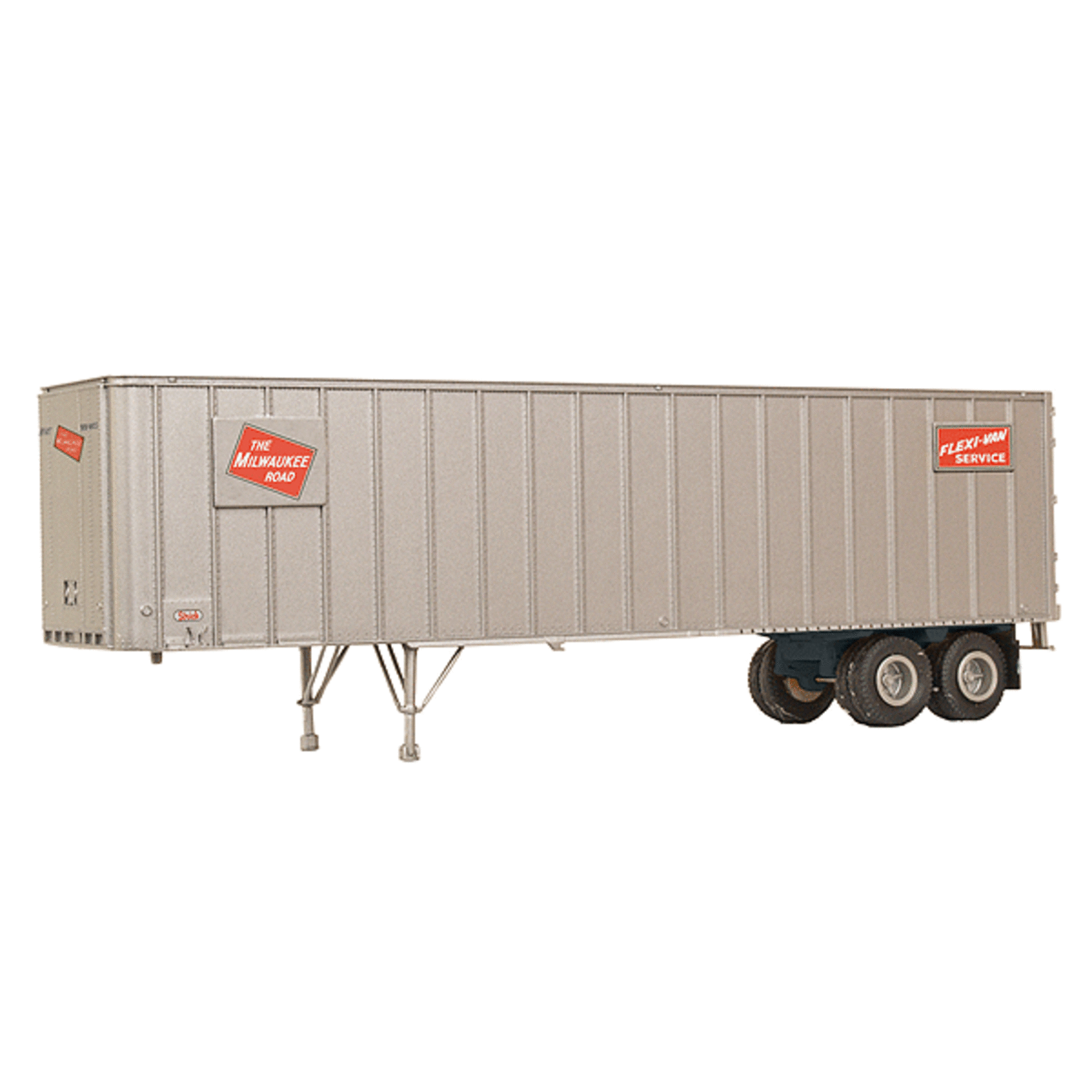 Walthers 9331682 HO Flexi Van Milwaukee Road Trailer 40'