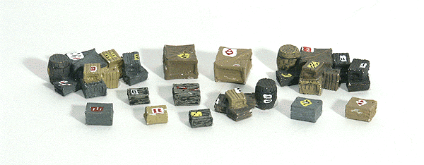 Woodland Scenics N – Assortimento Di Casse In Miniatura Per Diorami E Treni Modellistici