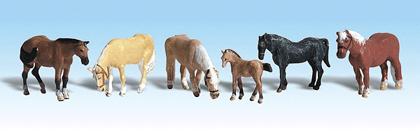 1862 HO Farm Horses