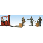 Woodland Scenics 1911 HO Workers w/Forklift