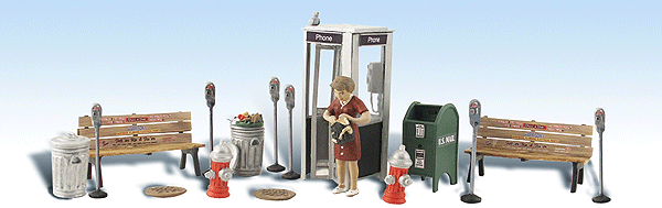 1941 HO Street Accessories