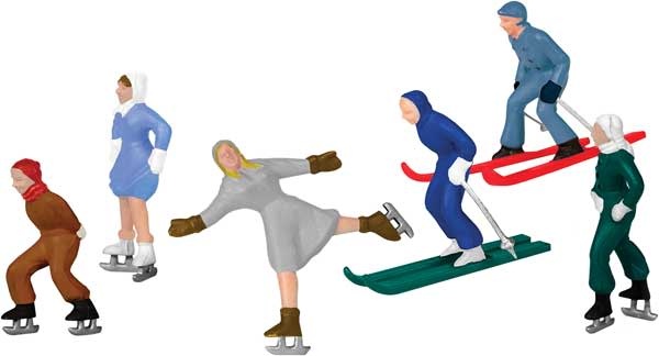 1957140 HO Winter Scenes Figures