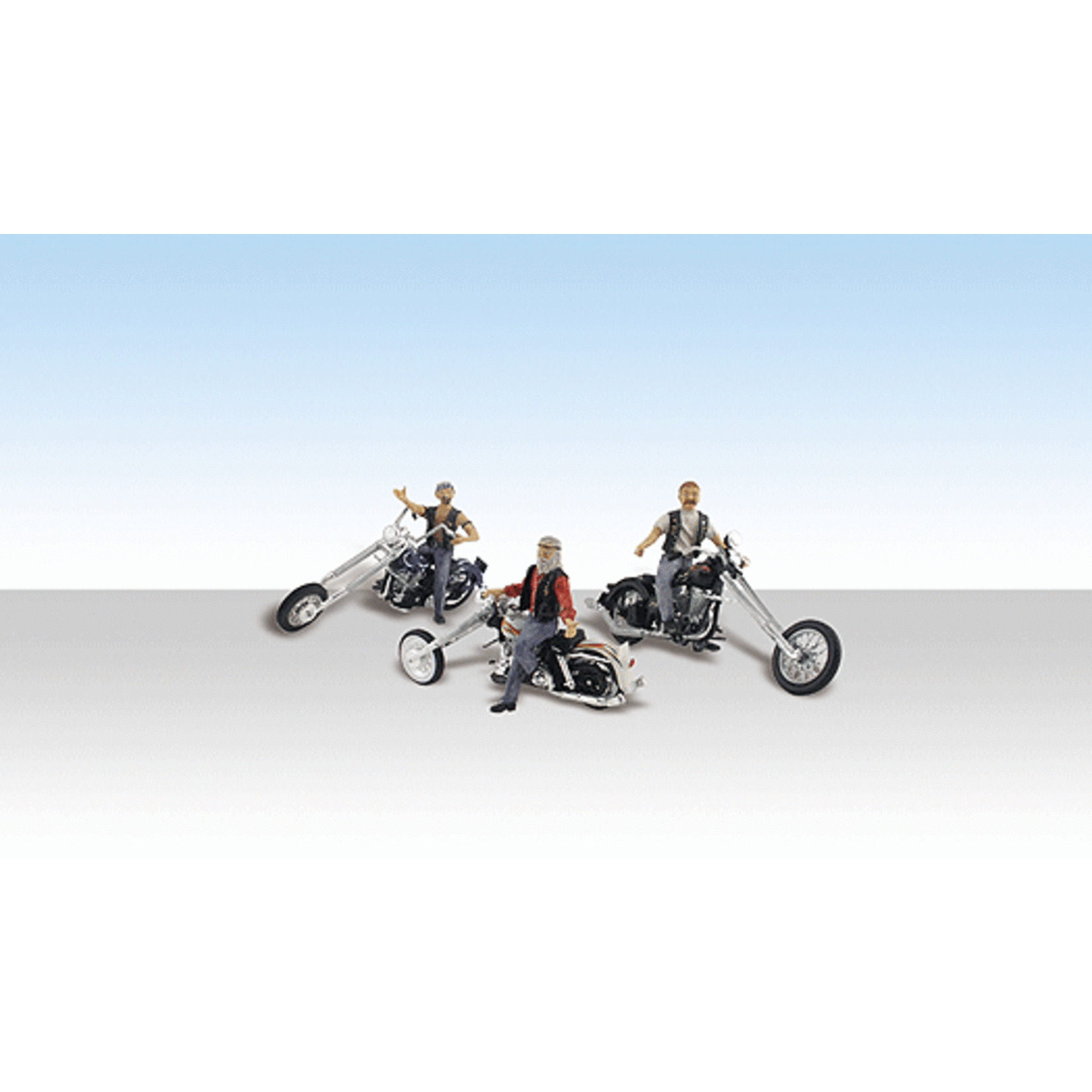 Woodland Scenics 5554 HO Bad Boy Bikers AutoScene