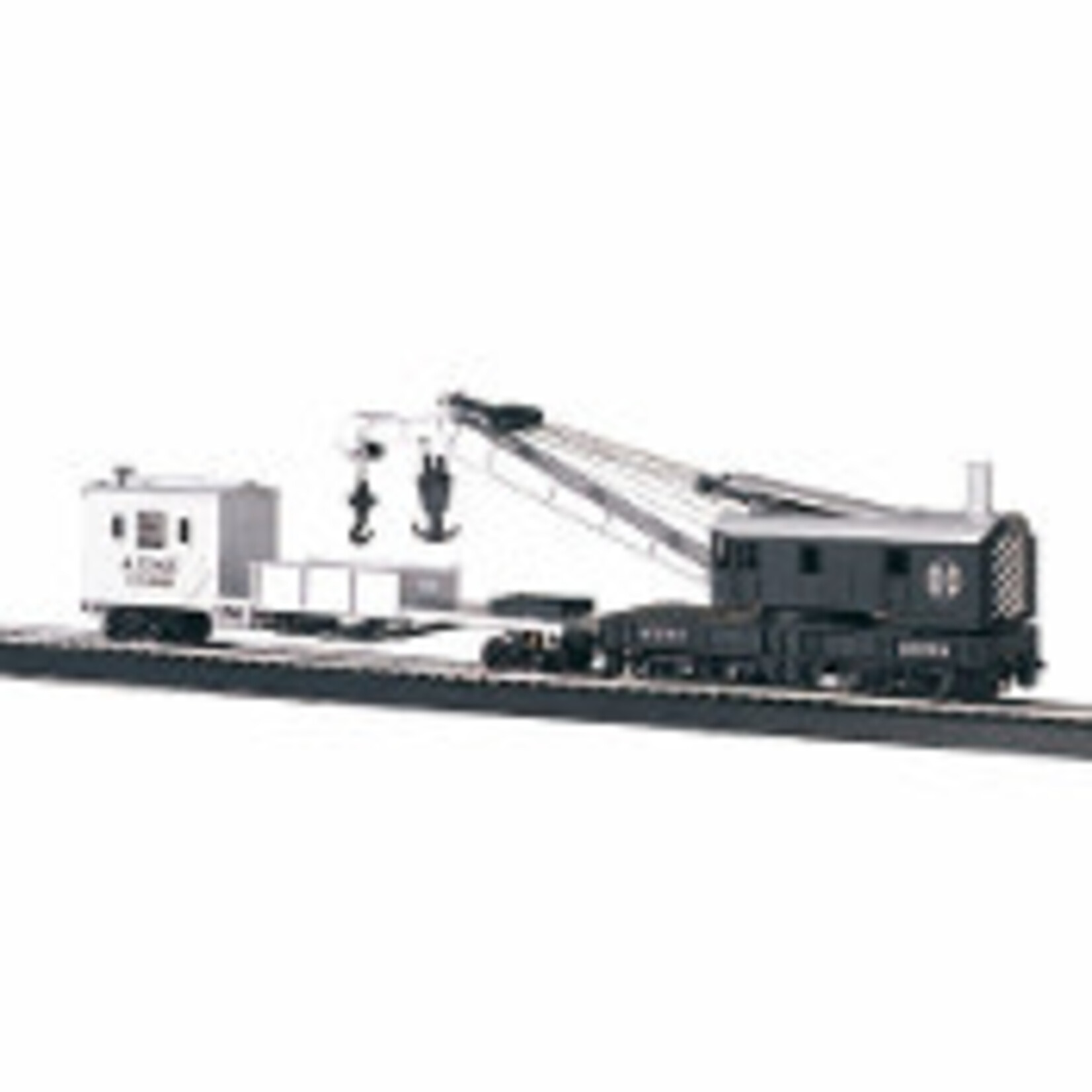 Bachmann 16102 HO Crane Derrick w/ Boom Tender - ATSF