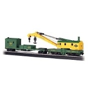 16110 HO 250-Ton Steam Crane w/Boom Tender, RDG