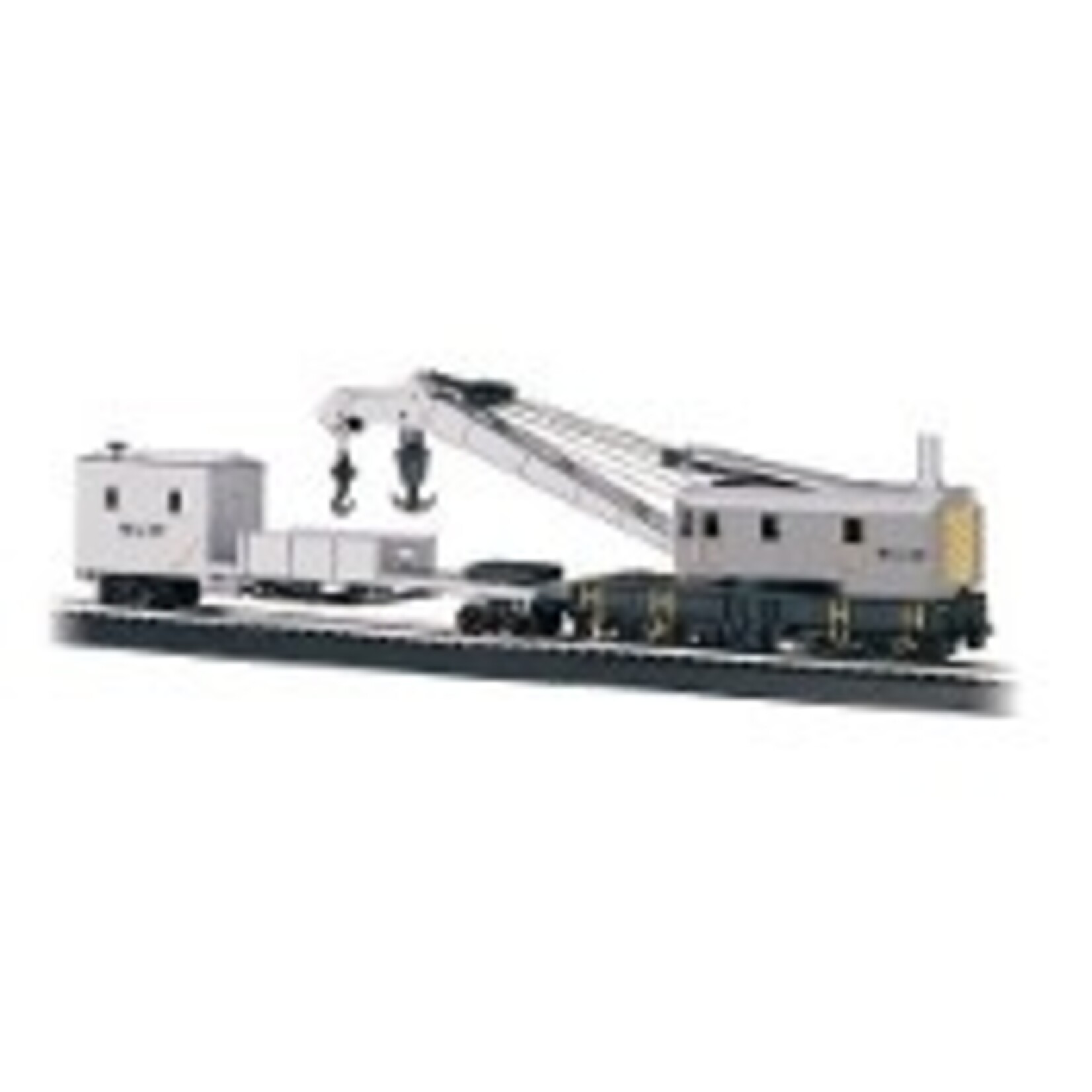 Bachmann 16138 HO 250-Ton Steam Crane w/Boom Tender, MOW