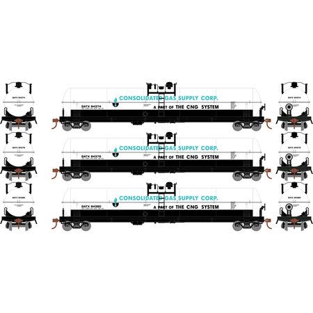 16286 HO 62' Tank, GATX (3)