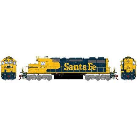 71598 HO RTR SD39 w/DCC & Sound, Santa Fe 1571